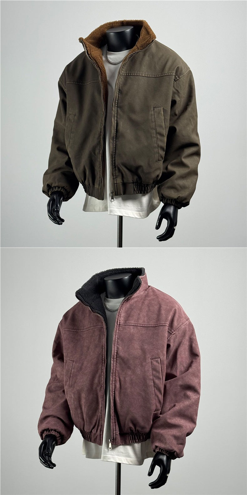 Manteau rembourré en coton pour hommes