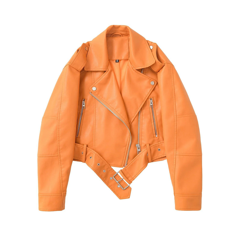 Best-seller Street style Retro Tundown Collar Loose Laved Jacket