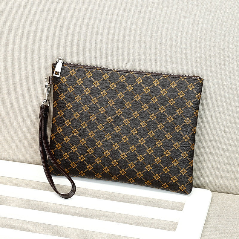 Pack enveloppe d'embrayage pour hommes Casual Gingham Check