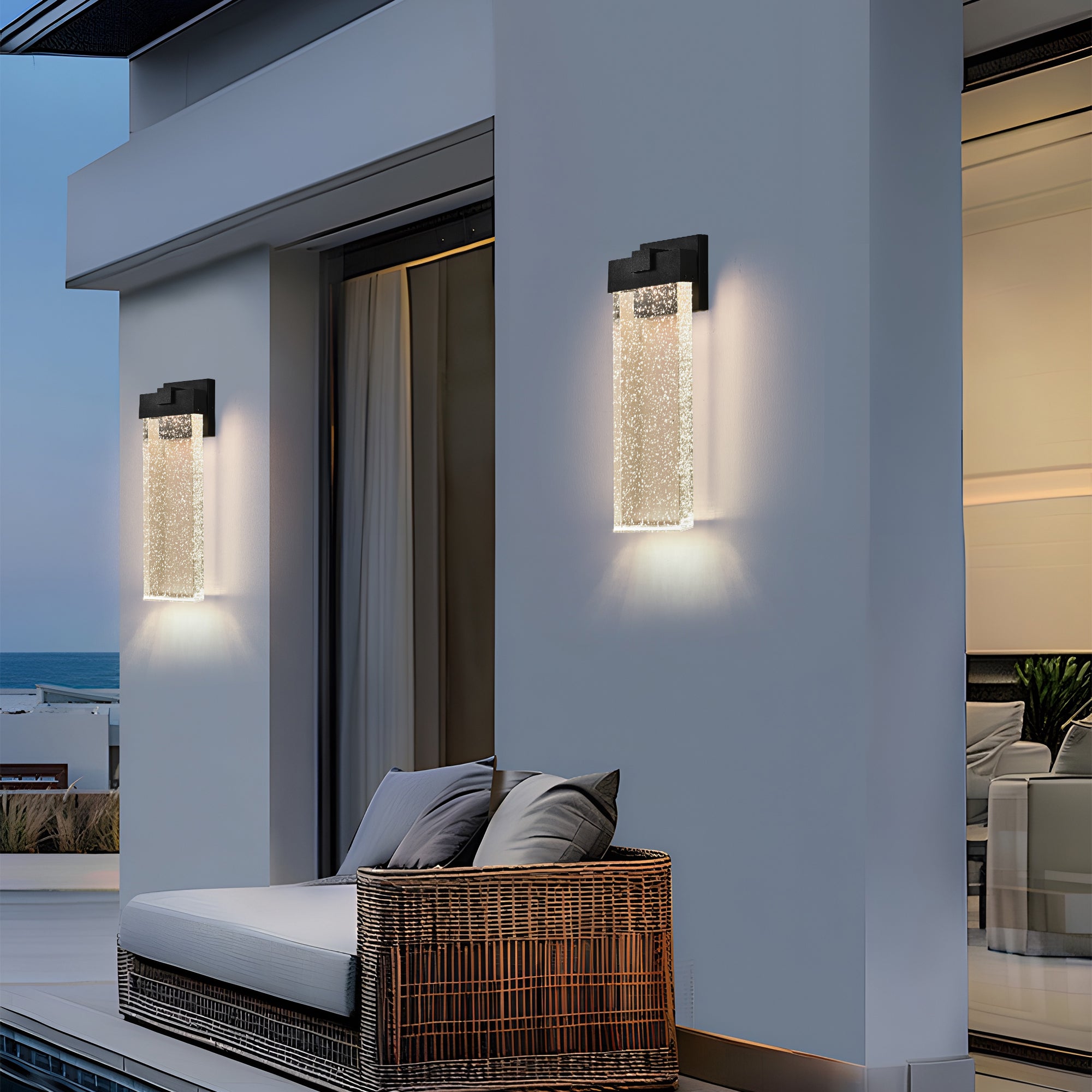 18"(H) 1-pack 12W Modern Outdoor Wall Light luminaire