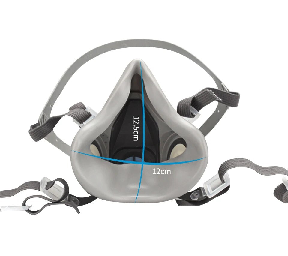 Masque à gaz respirateur à demi-visage réutilisable 6200 d'origine avec lunettes antibrouillard pour la douleur
