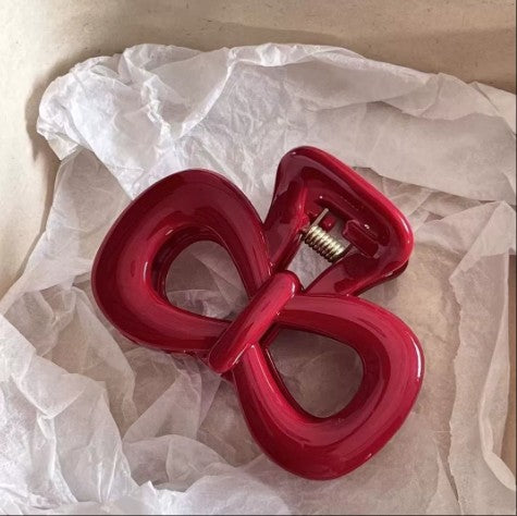 Wave point saisir clip-rouge-bow modèle-1 pièce