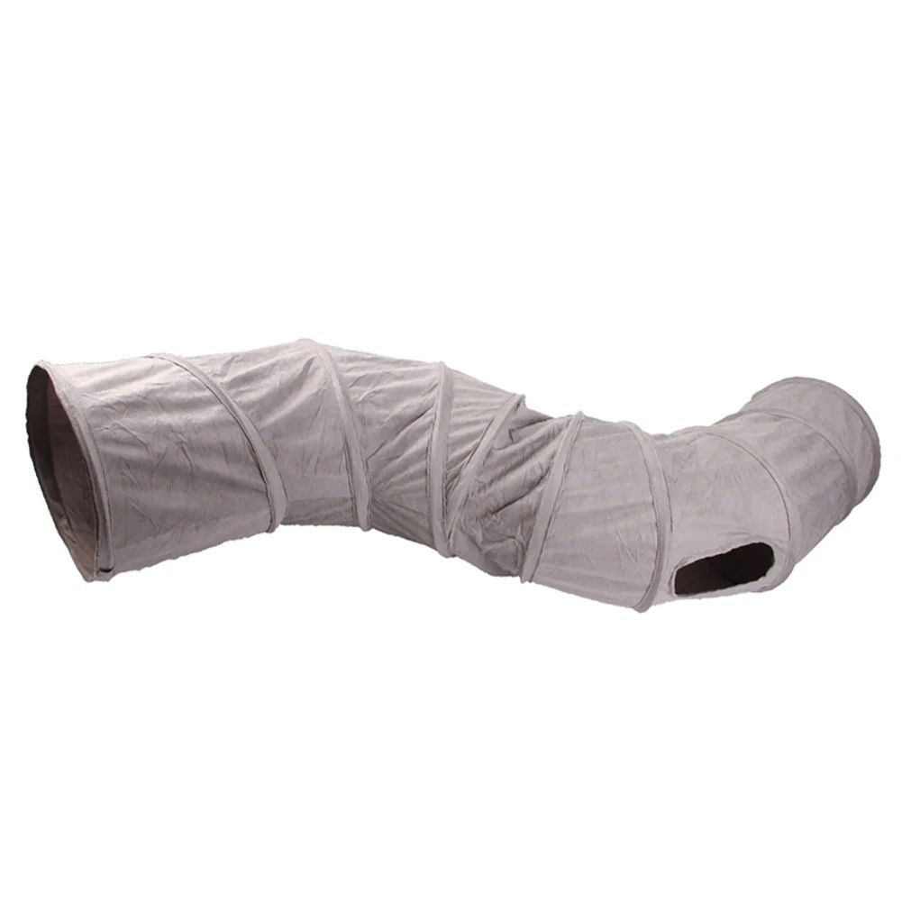 Tunnel de chat Collapsible S-Shape Peekaboo Cat Cave Play Tube Interactive Toy Pet Supplies Fo