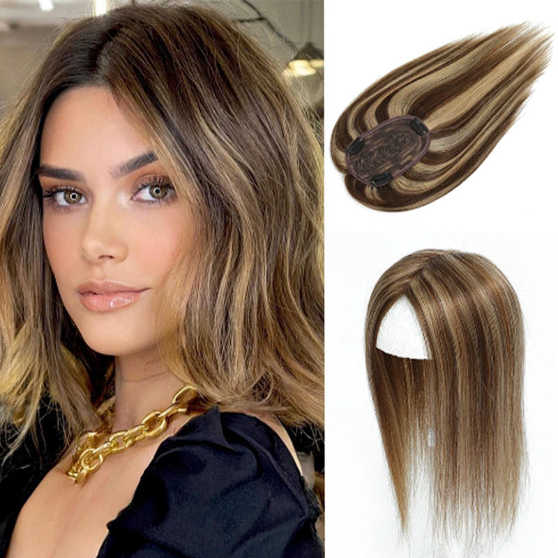 Seamless hair for the crown of the head