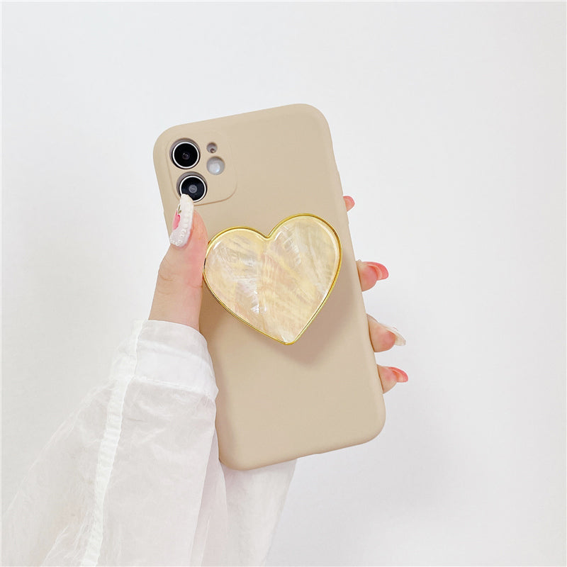 Khaki est adapté pour Apple mobile porte-case silicone liquide anti-goutte