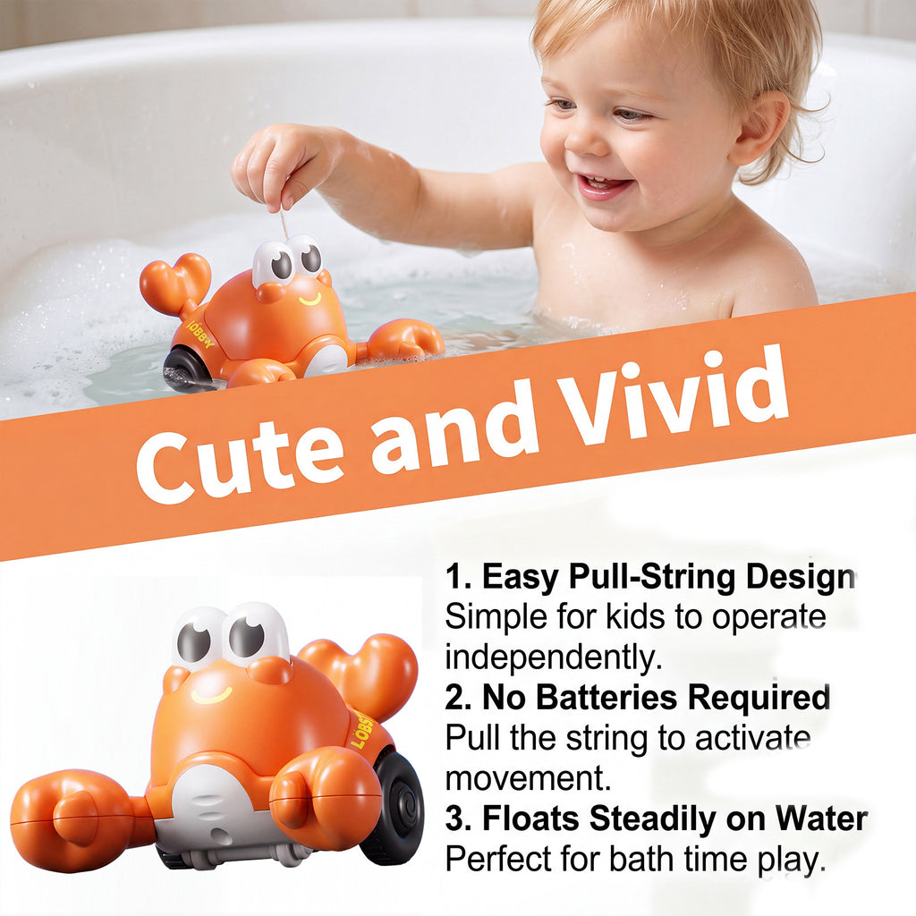 DOWMOO Fun Lobster Forme Salle de bain Jouets de secours pour enfants