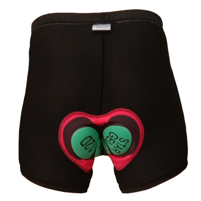 Cyclisme Impression Short en silicone Porter des sous-vêtements