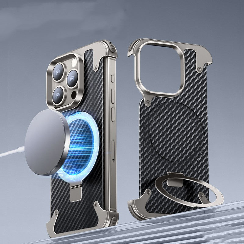 Carbon Fibre Téléphone Shell Metal