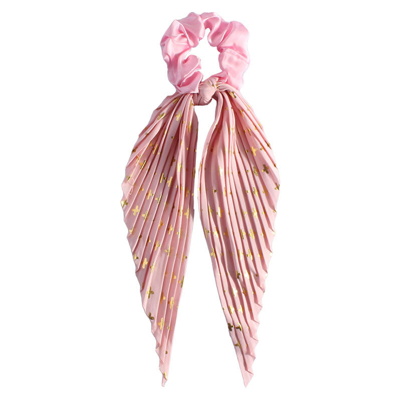 Cute en soie Ponytail cheveux Loop bande de cheveux Accessoires de cheveux