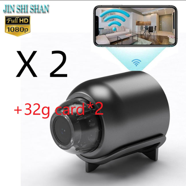 1080P HD Night Vision Small Wireless WiFi Monitor Remote Surveillance Camera Home Network