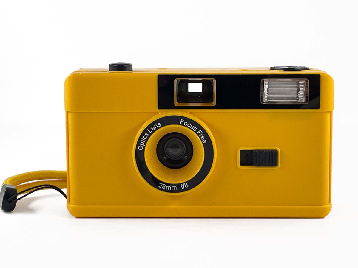 Retro 35MM Film Camera with Flashing Light
