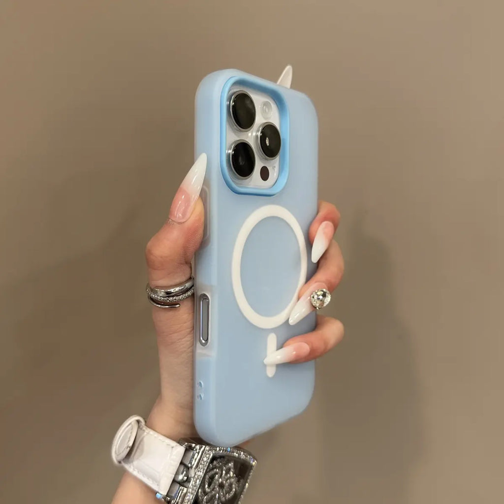 Cas de téléphone magnétique Skin-feel Minimalist