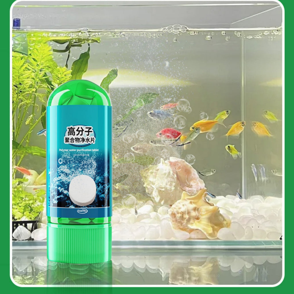 Comprimés de purification de l'eau du réservoir de poisson anti-poissons et désodorisants