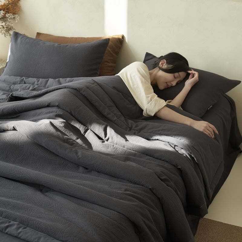 Jacquard de coton lavé Été Climatisation