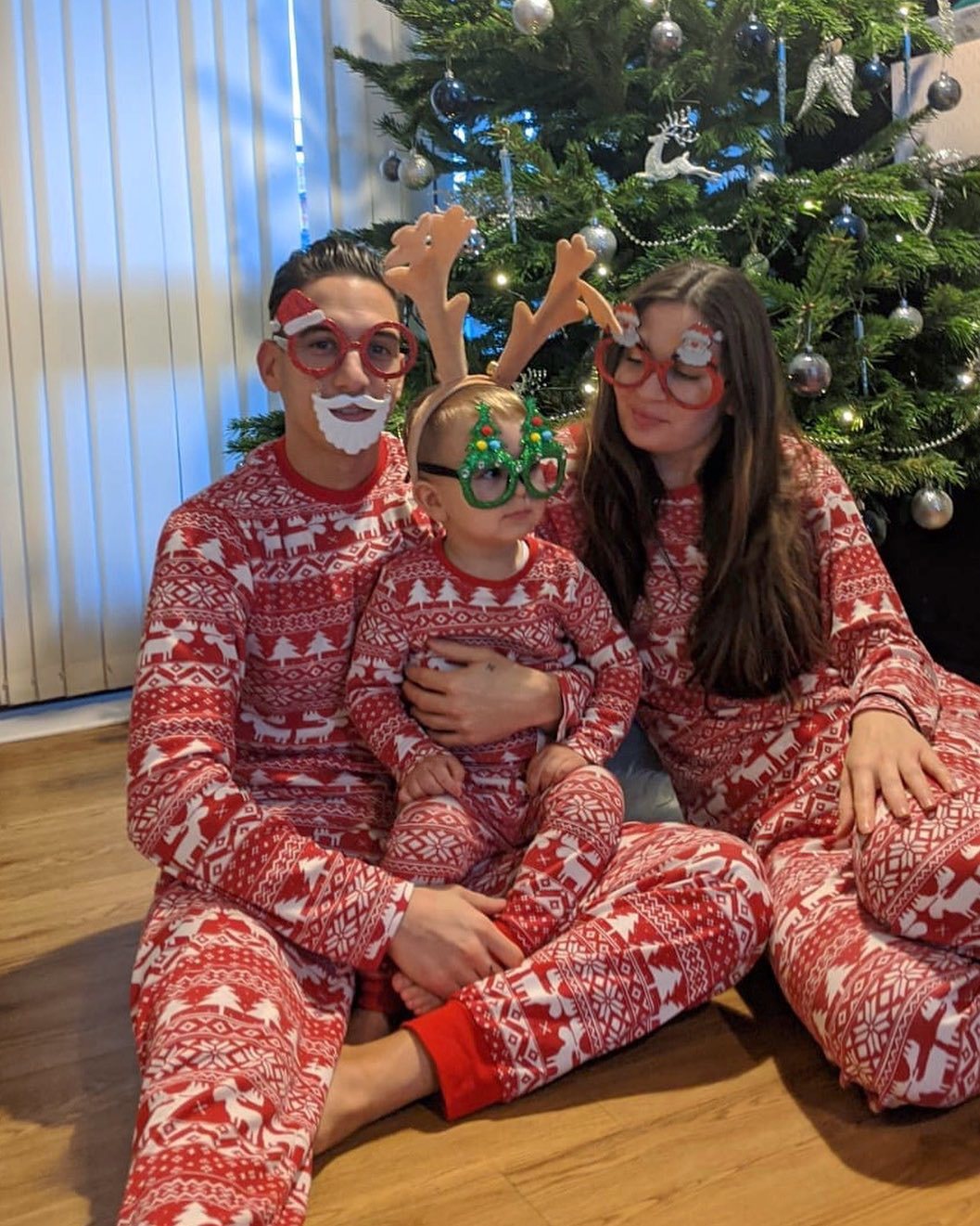 Christmas Print Parent-Child Set