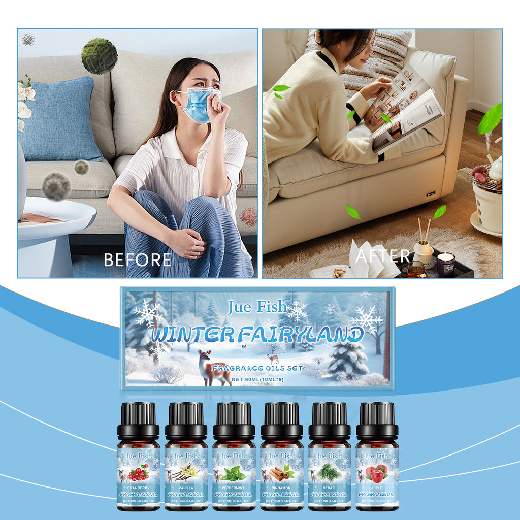Ensemble d'huile d'aromathérapie d'hiver 60ml1box
