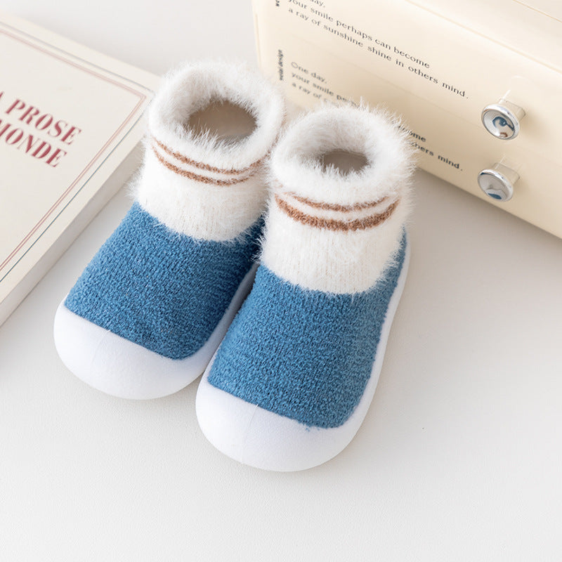 Chaussures pour tout-petit Chaussettes de chambre épaississant Soft Sole