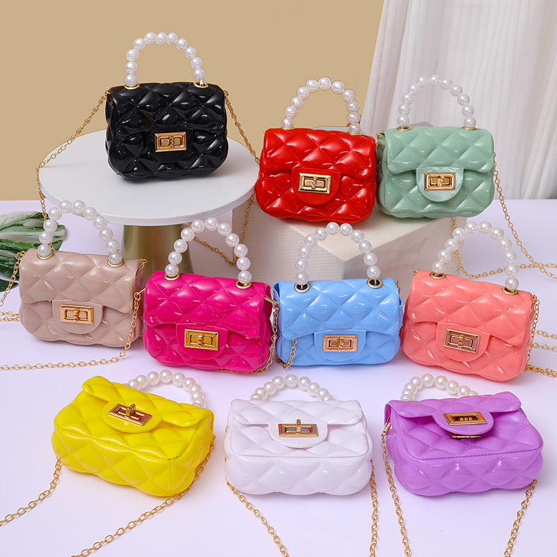 Sac candy à main Solid Color Strap à épaule unique