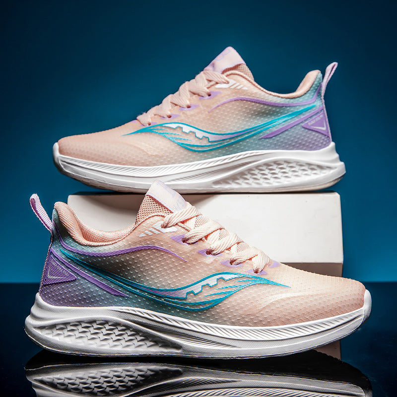 Chaussures de course léger respirant avec des semelles douces pour les étudiants tous les jours