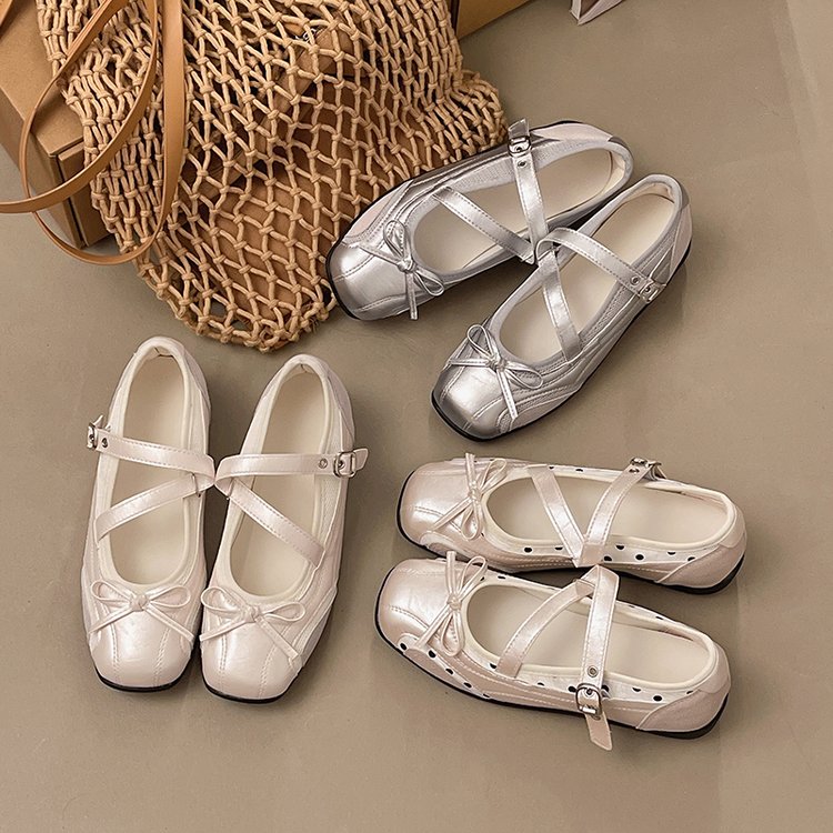 Ballet Style Argent Taille intérieure Chaussures d'entraînement allemandes pour femmes