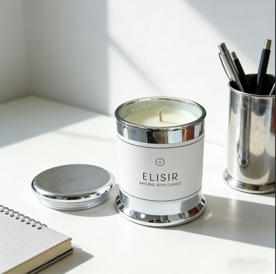 Bougie de cire de soja Premium ELISIR 255g