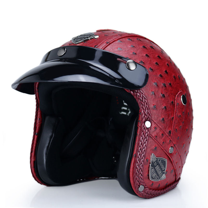 Retro Moto Casque Homme Moto