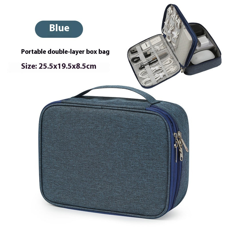 Sac de stockage de câble de données Mobile Power Box Travel Portable Accessoires numériques Organisant Fol