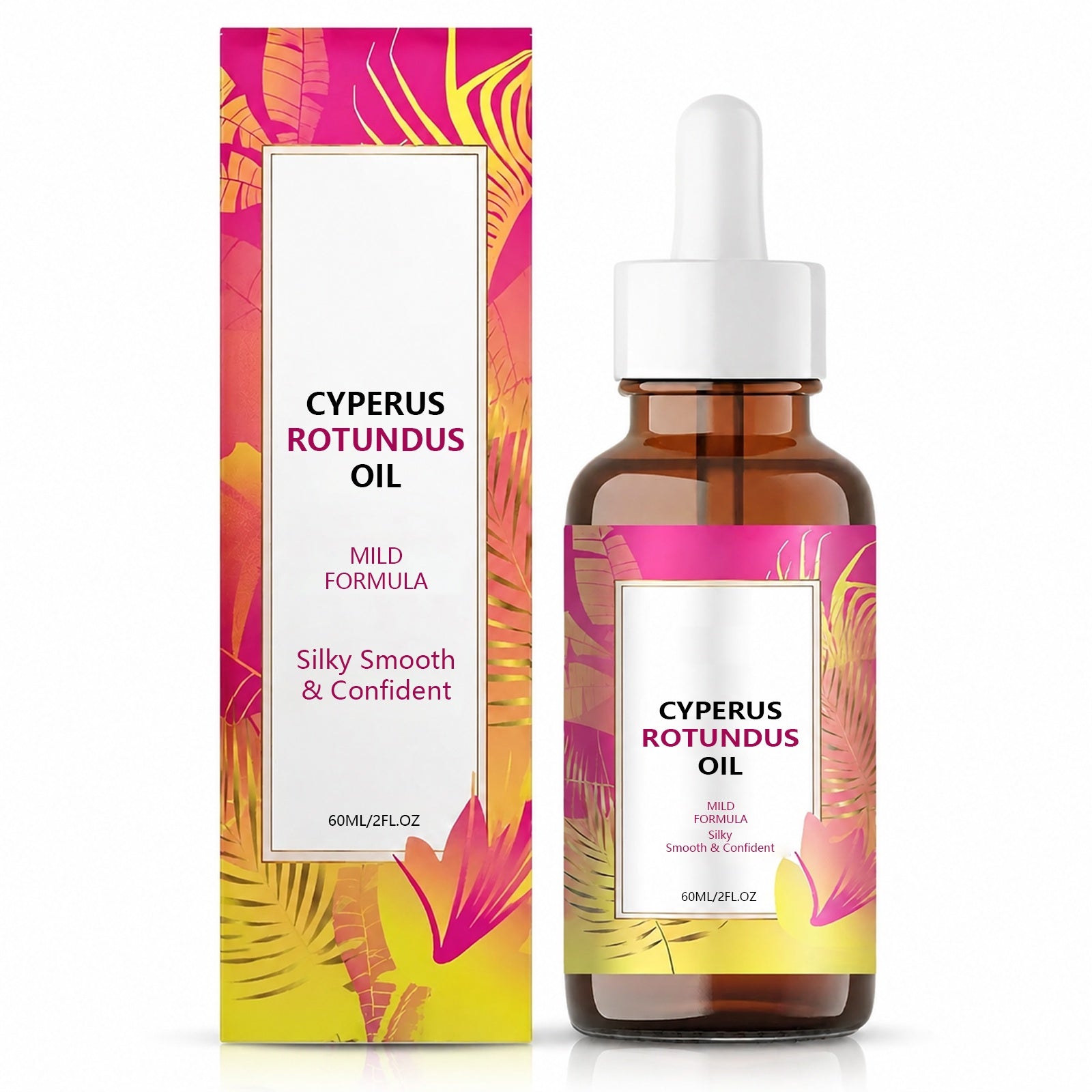 Huile soyeuse de Cyperus Rotundus