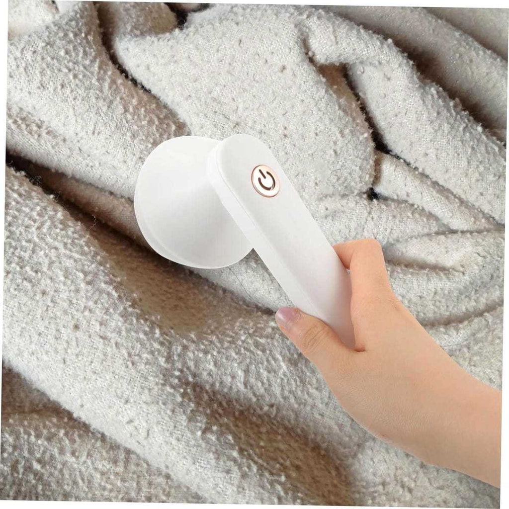 Rasoir de linte à main blanc - Enleveur de linte efficace pour les vêtements et les textiles à la maison - Pa