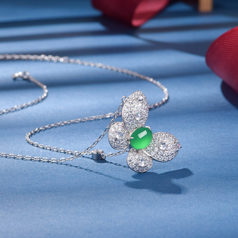 S925 Collier papillon en argent sterling