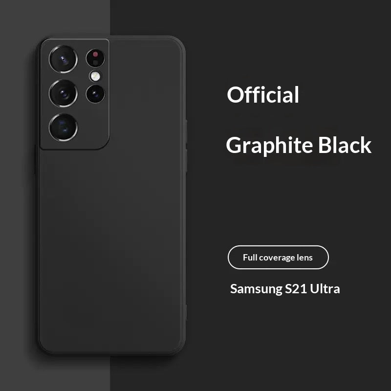 Boîtier de téléphone en silicone liquide de couleur solide