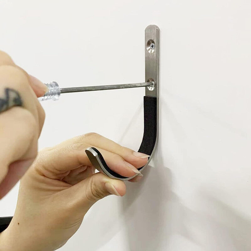 2PCS Gun Rifle Shotgun Pistol rembourré Crochets de montage muraux Rangement des cintres