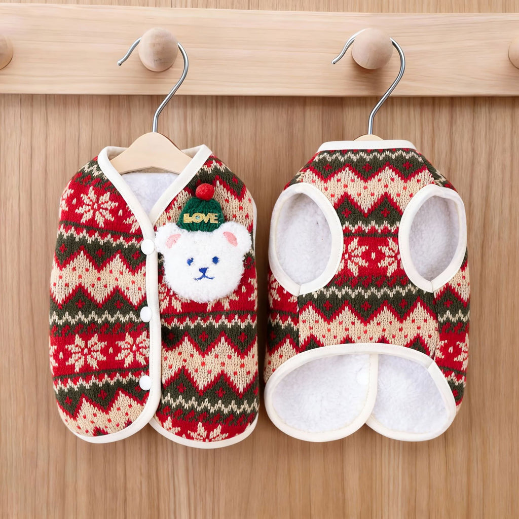 Vest Teddy Warm Cat Vêtements de chat