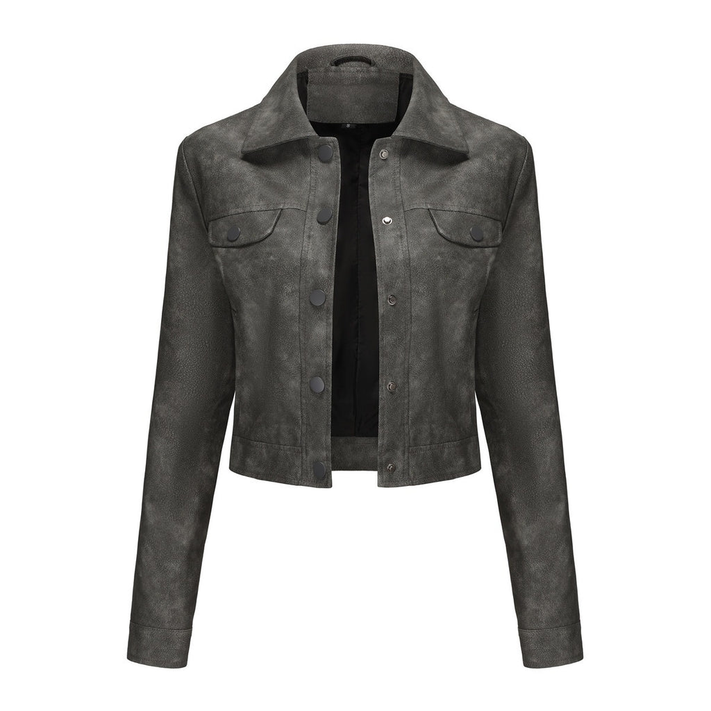Veste casuale de cardigan multi poche mince