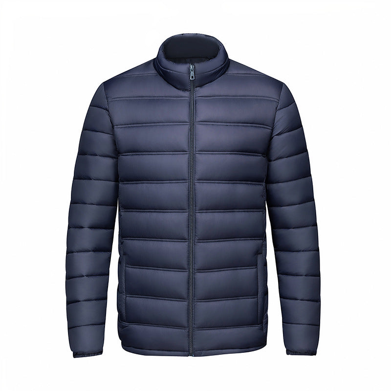 Hommes Chaud StandUp Collier Zippered CotonVeste rembourrée