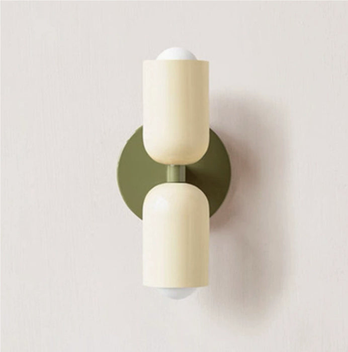 Lampe murale mi-antique crème style chambre double tête lampe de lit