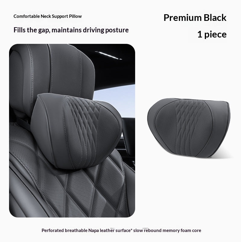 Summer Respirant Memory Foam Car Headset & Lombar Support