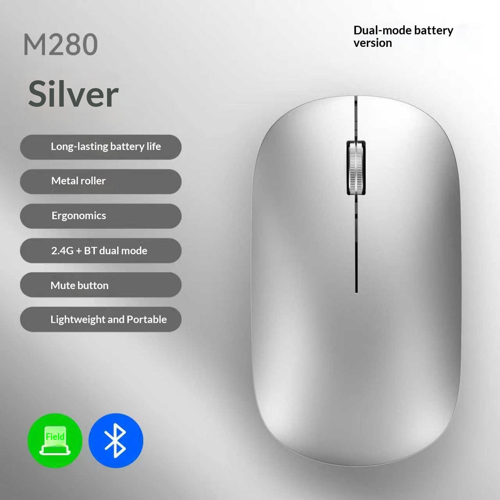 Souris sans fil bimode Bluetooth ultra-mince