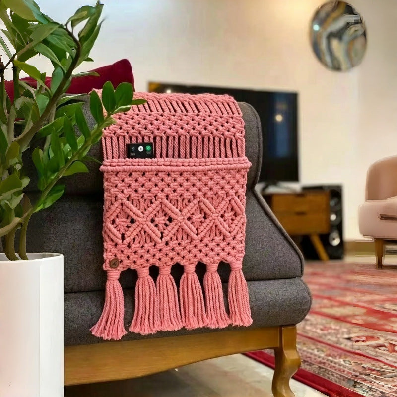 Sac de rangement d'armoires de Sofa Bohemian tissé à la main