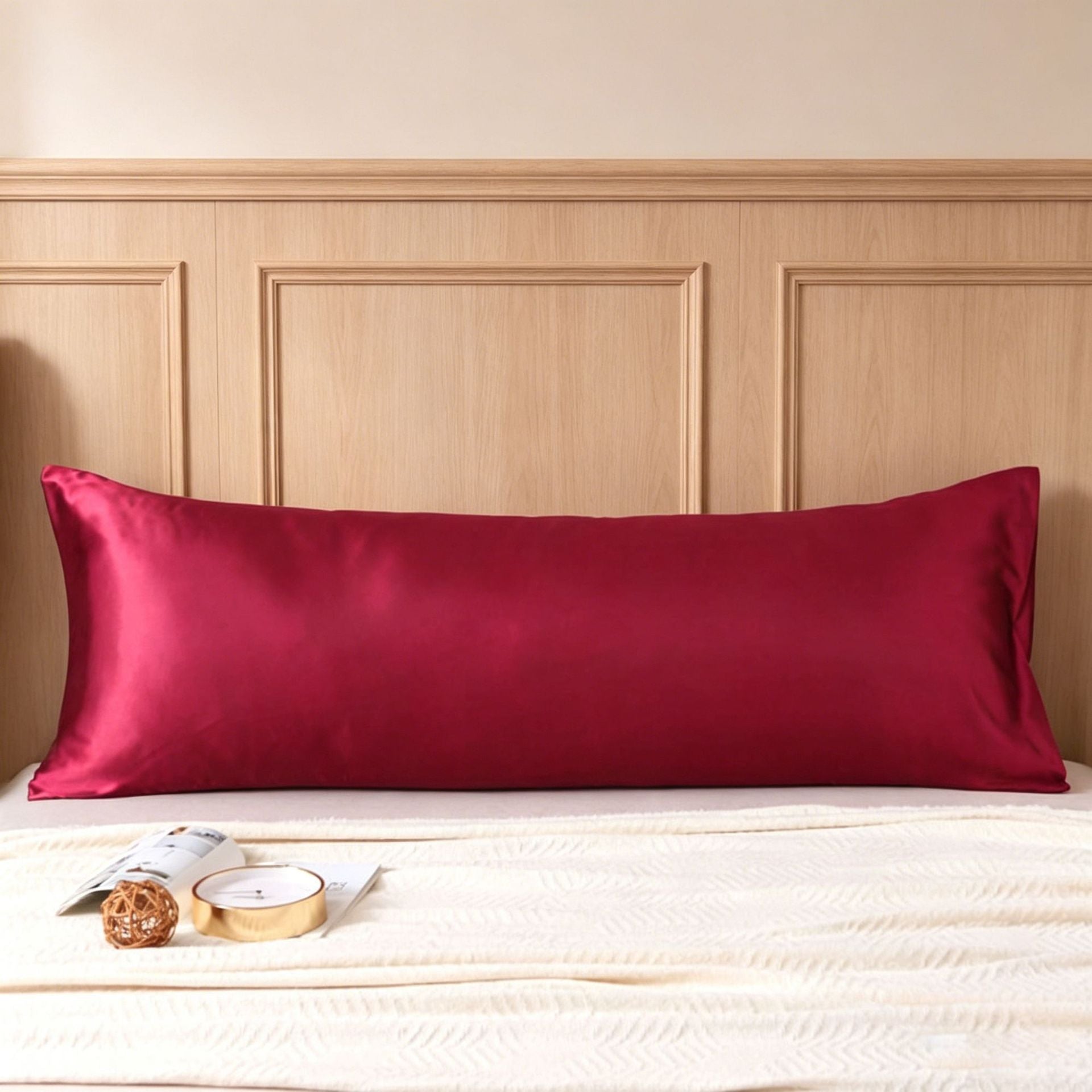 Satin de plusieurs couleurs Oreiller en soie