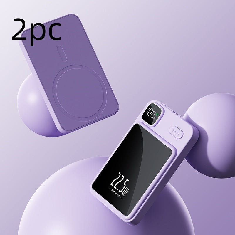 Léger Magnetic Wireless 22W Charge rapide Banque de puissance Charger Alimentation Mobile