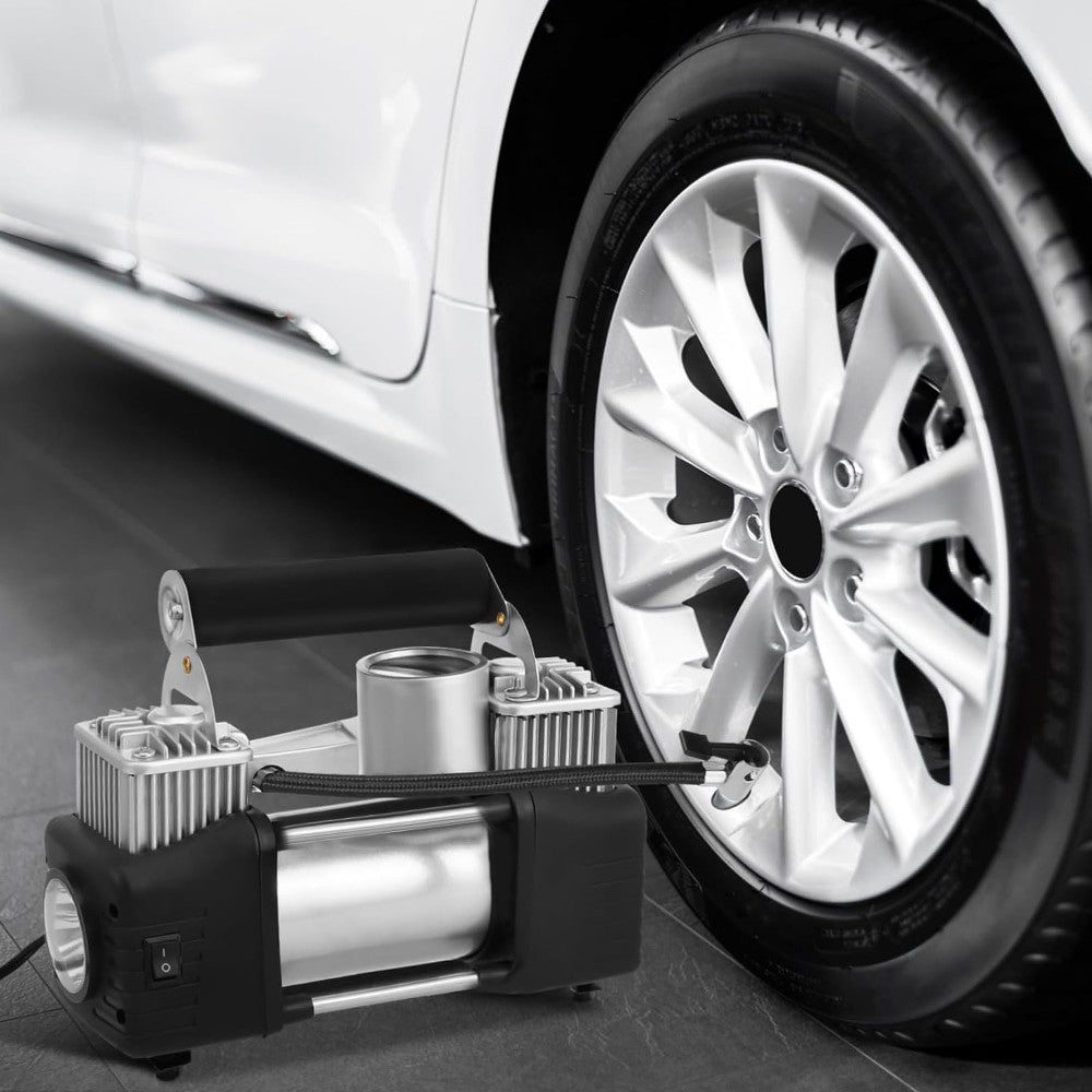 12V Portable Electric Tire Air Compressor Pump