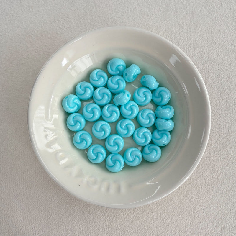 Perles pivotantes en couleur solide PS