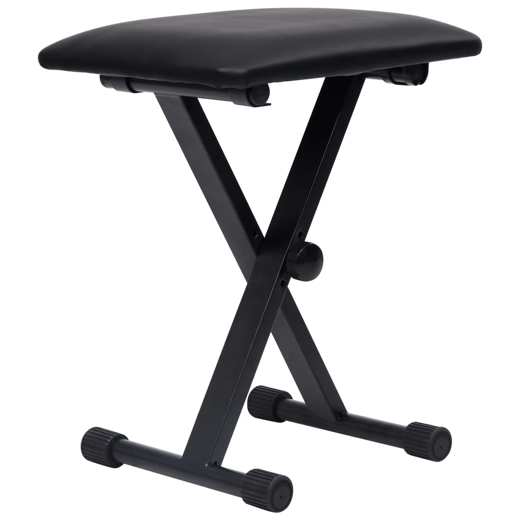 Porte-clefs et tabouret double-croisement noir