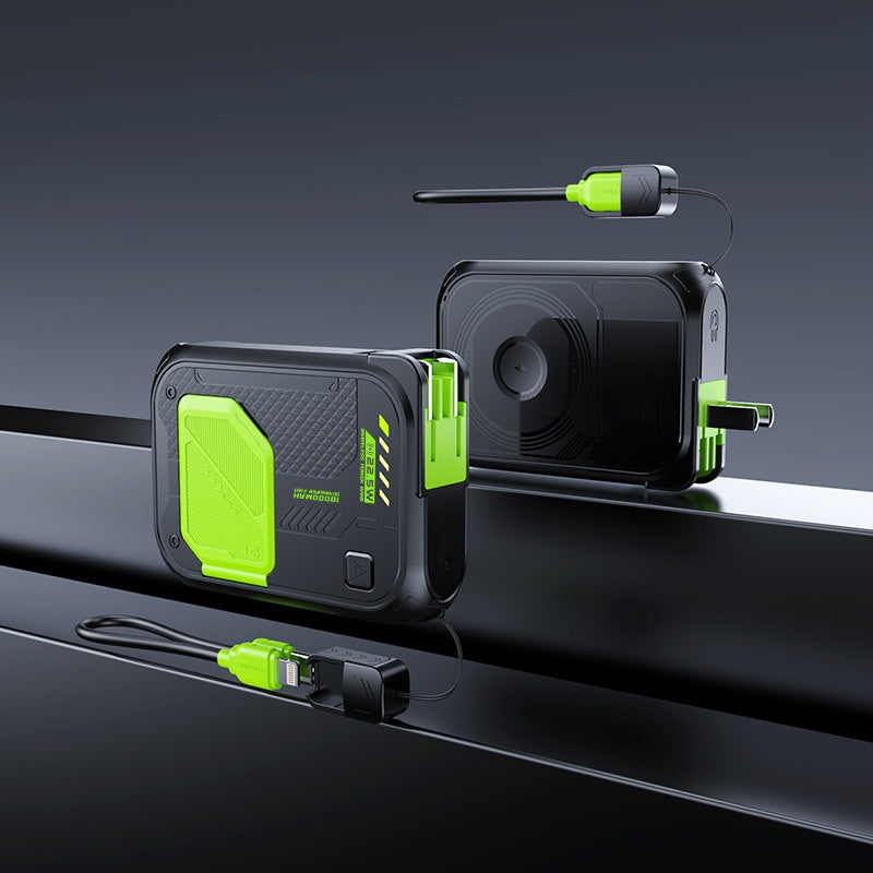 Chargeur sans fil magnétique 5-en-un avec câble