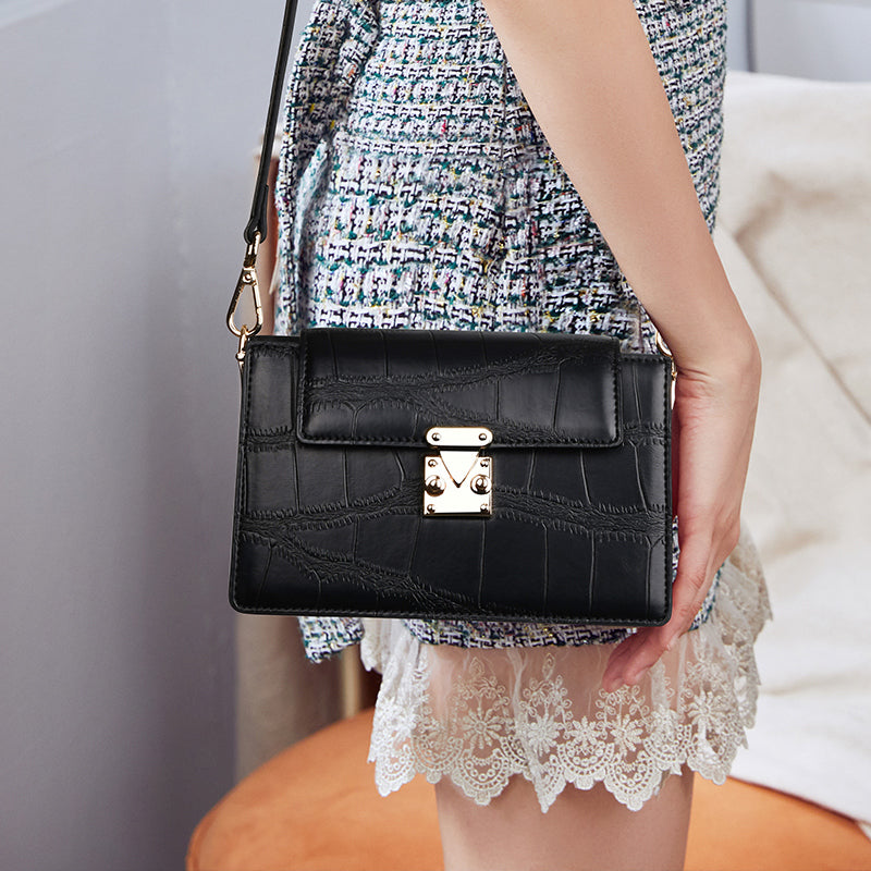 Sac à main pour femmes Louis Schwab Minimalist Compact Pourtant un petit carré moderne et sophistiqué