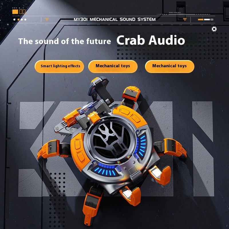 Haut-parleur de crabe mécanique sans fil de vent Bluetooth