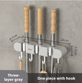 Porte-mousse multifonctions-3 clips et 4 crochets-gris-1 pack-* en boîte [Patent]