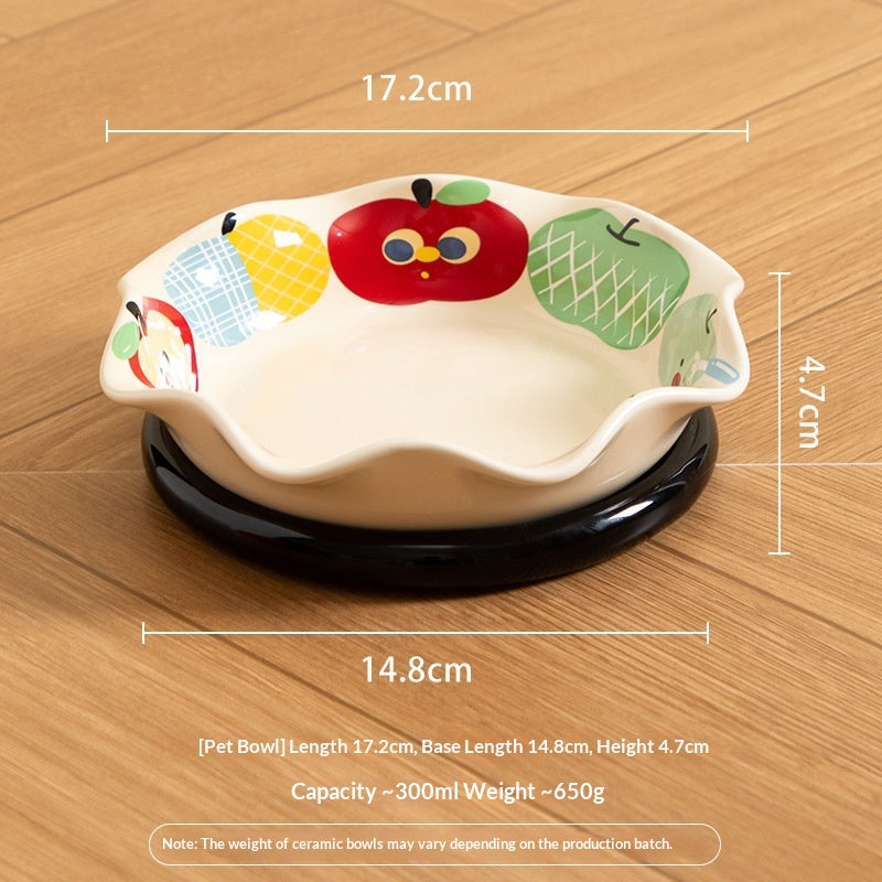 Cartoon Céramique Pet Bowl