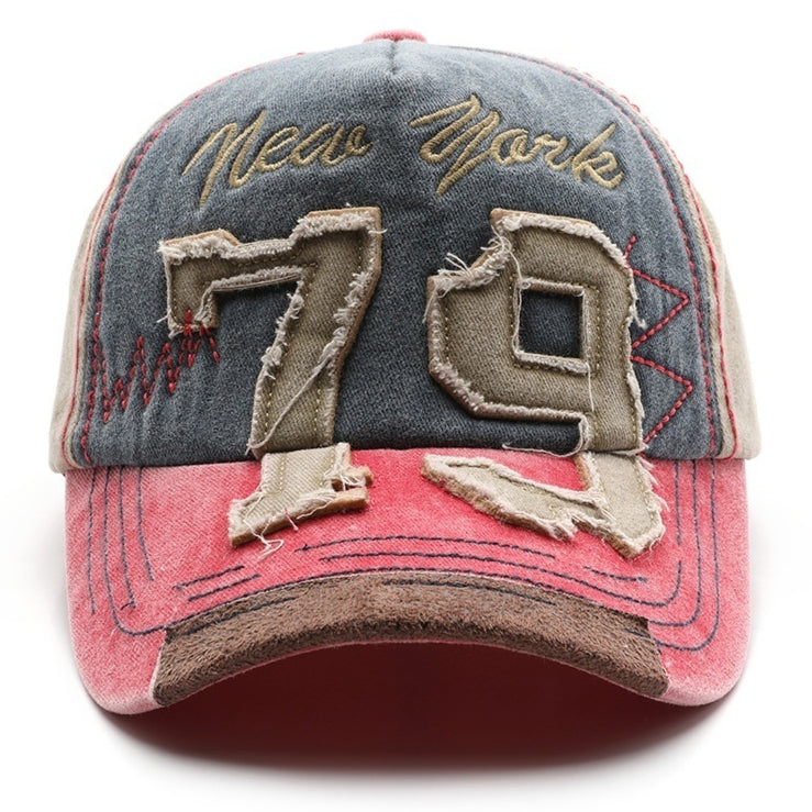 Casquette de baseball pour hommes à lettre lavée